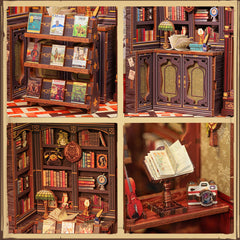 Mini Owl Bookstore — DIY Book Nook Kit