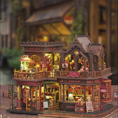 Letter Coffee DIY Mini House Kit l DIY Miniature Kit