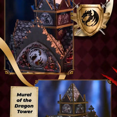Dragon Wing Book Nook Flame throne – DIY Book Nook Shelf Insert